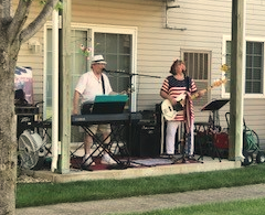 <p>BBQ evening with Nord Band in the courtyard</p>