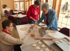 making cookies